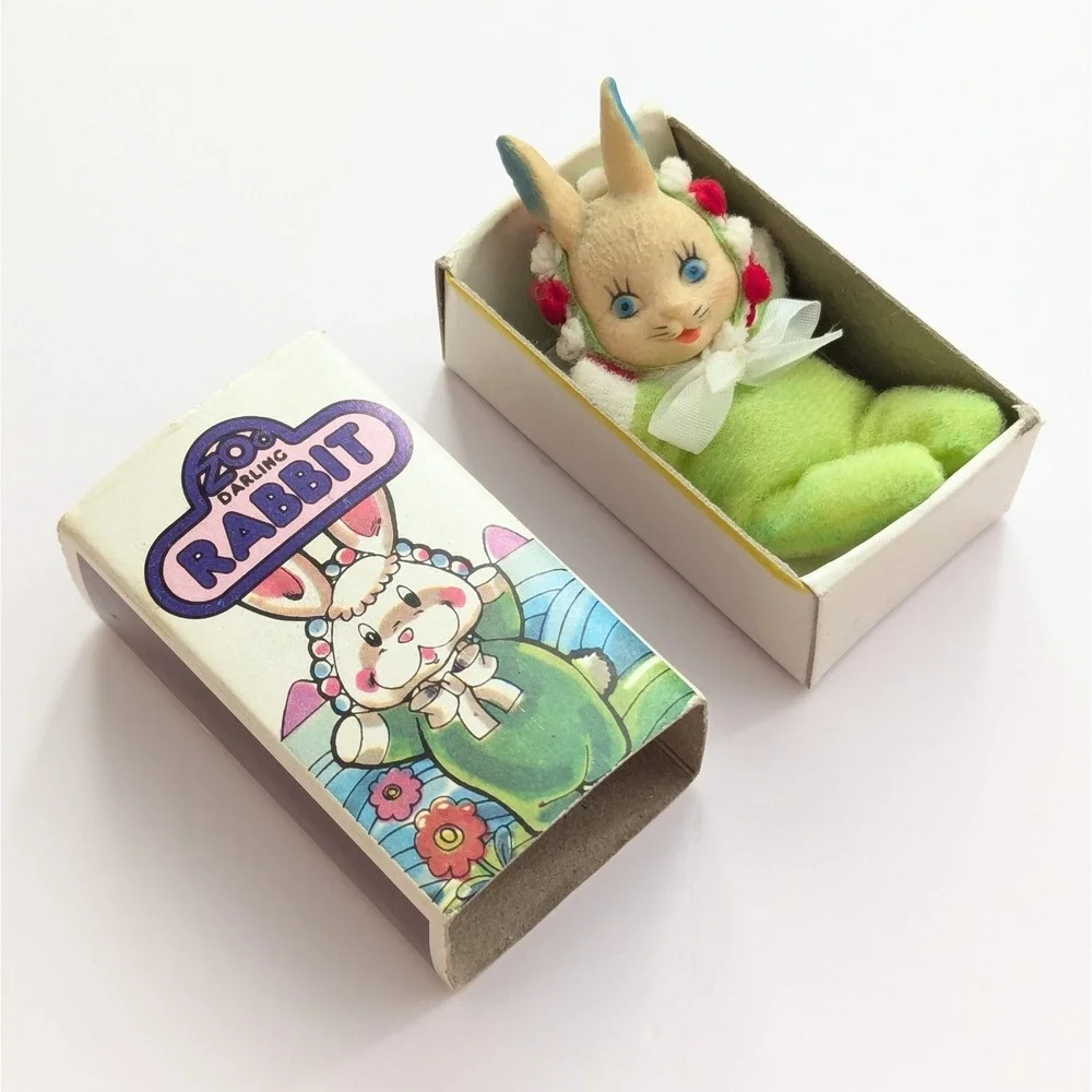 Mini Baby Bunny Rabbit Match Box 3